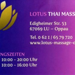 Thaimassage in Ludwigshafen-Oppau